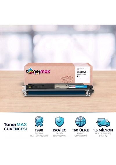 Hp Laserjet Pro Cp1025nw Ce311a Mavi Uyumlu Toner Çipli 1.000 Sayfa