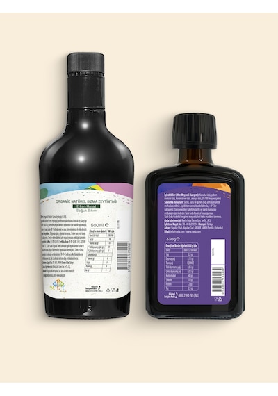 Ravla Mor Meyveli Karışım 330 G + Organik Zeytinyağı Bebek Çocuk Yüksek Polifenol 500 ML