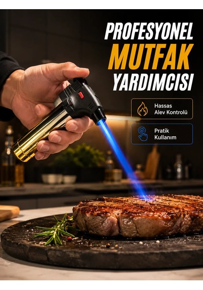 Rüzgar Pürmüz Çakmak Ayarlanabilir Alev Güçlü Jet Alevli Gazlı Çakmak Çok Renkli