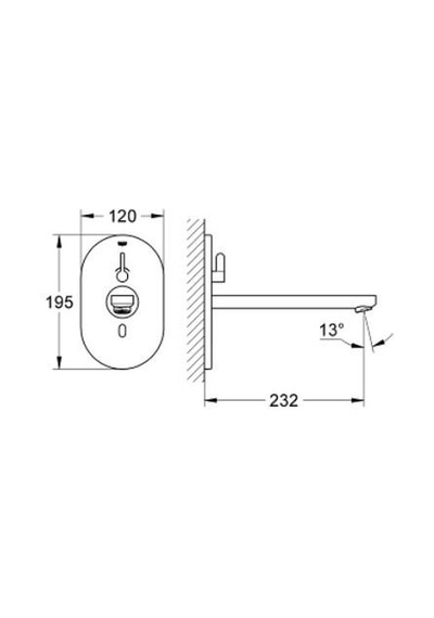 Grohe Eurosmart Cosmopolitan E 36376000 Fotoselli Lavabo Bataryası Gümüş