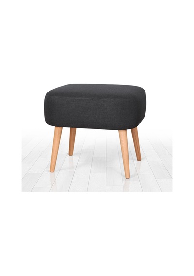 Lorencehome Parrot Puf - Koyu Gri / Lorence Home