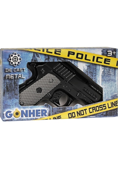 Police Pistol 8 Shots - Brown