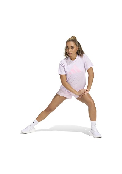 Adidas Ka0281 Run Ess Bl T W Kadın Spor Tişört Çok Renkli