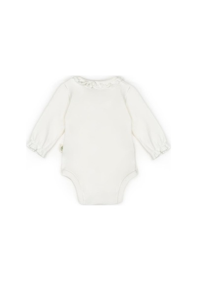 BabyCosy Organic Wear Bebek 2li Uzun Kollu Zıbın Body %100 Organik Pamuk , Bebek - Yenidoğan- Csy8139 Taş Rengi