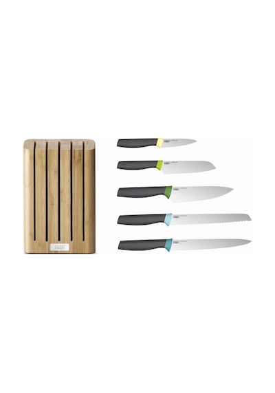 Joseph Joseph Elevate 5'li Bıçak Bambu Blok Set - Opal