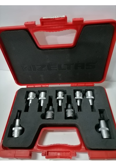 İzeltaş 1/2” Lokmalı Torx Uç Takımı 9 Parça