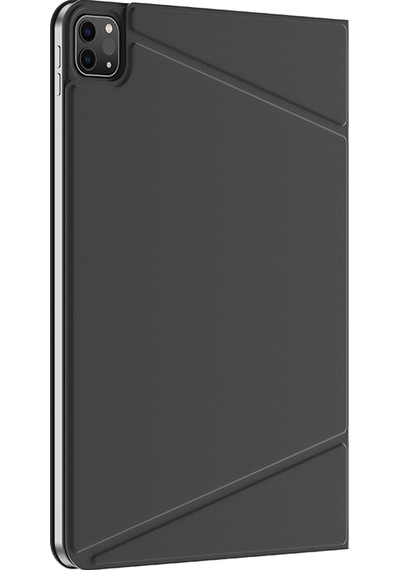 Apple Uyumlu iPad  Air 13 2025 M3 Kılıf Amazingthing Matte Pro Mag Folio Katlanabilir Magnetik Standlı Siyah