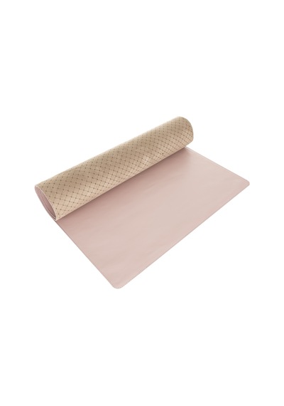 Still & Silent Pink Gerçek Deri Desk Mat Apple Uyumlu MacBook Altlığı