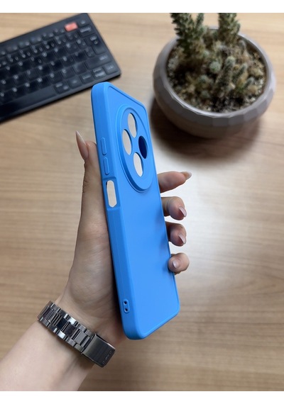 Redmi 14c Silikon Kılıf Xfab Mavi