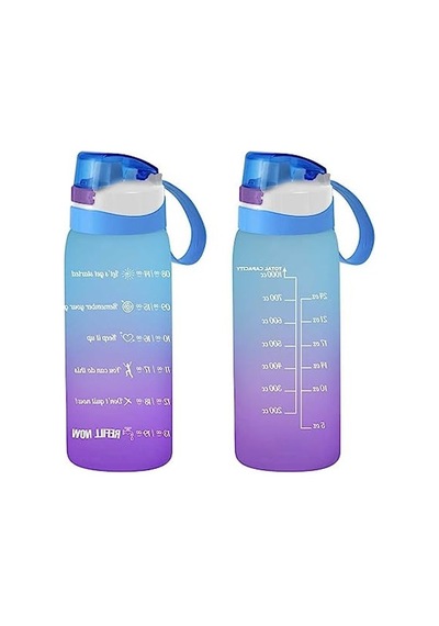Mavi Motivasyon Su Matarası - 500 Ml Kapasiteli Su Şişesi 0