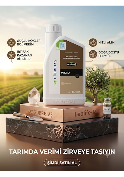 Gübretaş Leolife-m Micro - 1 Lt, Sıvı Organomineral Gübre