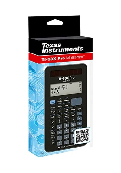 Tı-30x Pro Mathprint Okul Hesap Makinesi 4 Satırlı Yüksek Çözünürlüklü Ekran, Güneş Enerjisi Ve Pille Çalı Genel