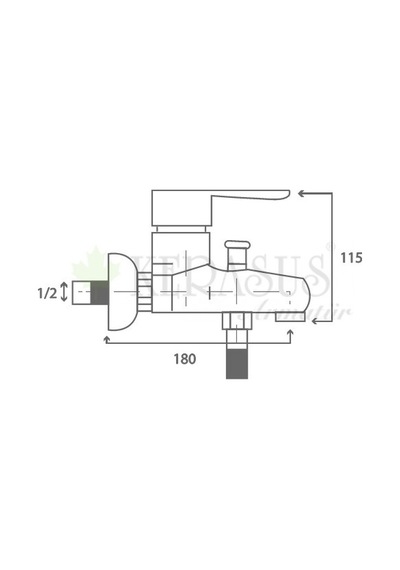 Kerasus Space Serisi - Mix Banyo Bataryası 40ø