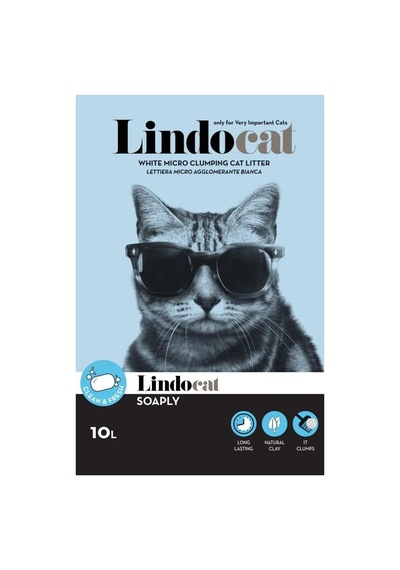 Lindo Cat Clean And Fresh Sabunlu İnce Taneli 10 Litre