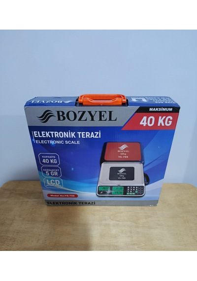40 Kg Çanta Tipi Terazi- -pilli Ve Şarjlı-adet Sayımlı-dijital Ekran