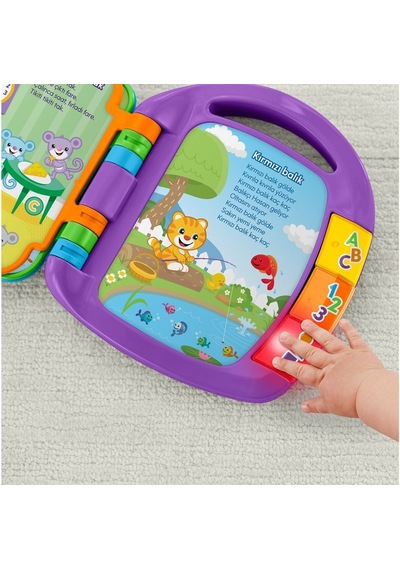 Frc73 Fisher-price Eğitici Hikaye Kitabı / Türkçe / Eğlen Ve Öğren Çok Renkli