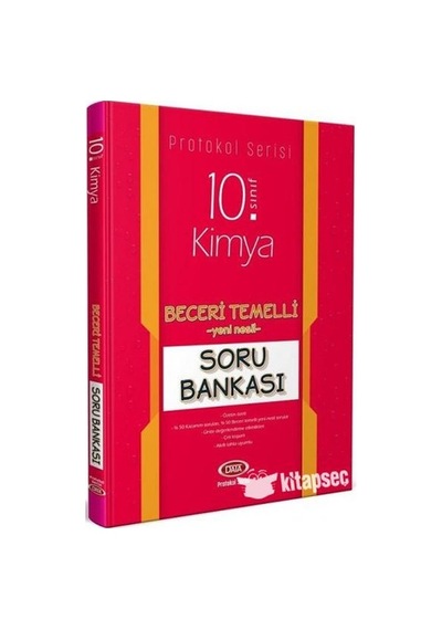 10.Sınıf Kimya Protokol Soru Bankası Beceri Temelli - Data Yayınl