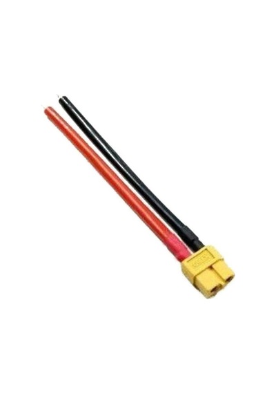 Sanec Xt60 Dişi Lipo Pil Şarj Kablosu 15 Cm 2,5mm Siaf Silikon Kablolu - A.3240