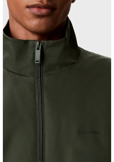 Calvin Klein Logolu Regular Fit Dik Yaka Mont Lv04lf515gpar Erkek Mont Lv04lf515g Par Haki