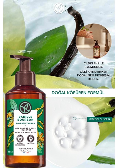 Yves Rocher Sıvı Sabun- Egzotik Vanilya - Sls,sles İçermez,vegan-190ml