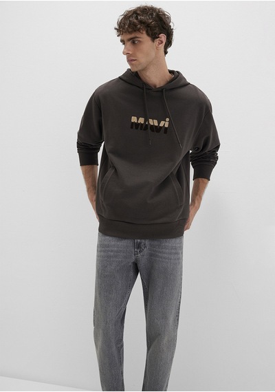 Mavi - Mavi Logo Baskılı Kahverengi Sweatshirt 0s10395-70219 Kahverengi