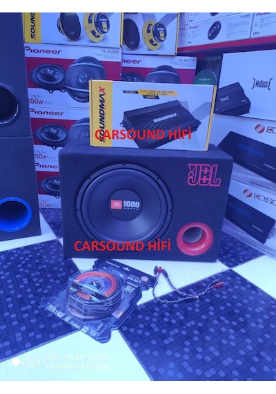 Jbl 1000w Bas Soundmax 4000w Amfi Set Kablo