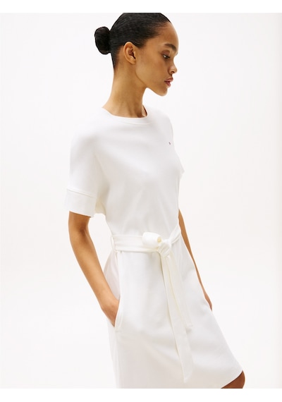 Tommy Hilfiger Modern Cody Dress Kadın Beyaz Elbise - Ww0ww45520 Beyaz