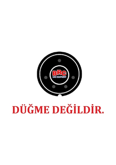 BRC LPG Düğme Etiketi (Düğme Değildir.) BRC LPG Düğme Etiketi (Düğme Değildir.)