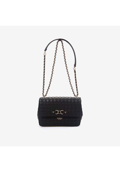 Guess Nadira Kapitoneli Mini Çapraz Çanta Hwqg8424210 Siyah