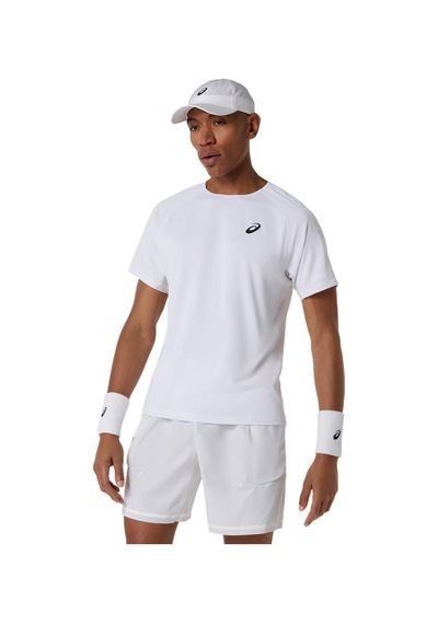 Asics Match Ss Top Erkek Cream/black Kısa Kollu Tshirt 2041a392-100