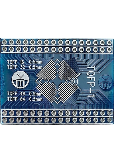 Tqfp-1 0.5Mm Smd Dip Çevirici Pcb Tqfp16 Tqfp32 Tqfp48 Tqfp64