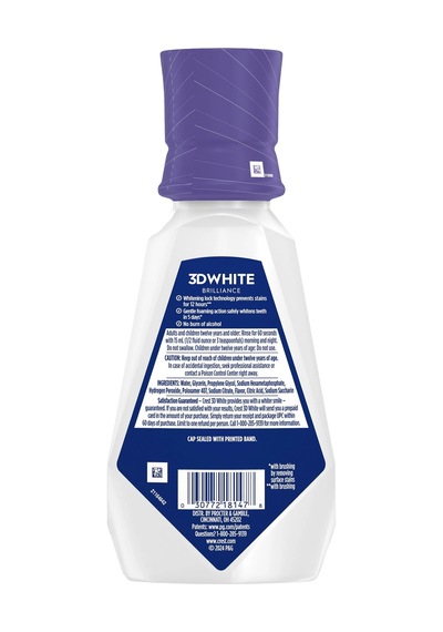 Crest 3dwhite Brilliance Stain Prevention Alkolsüz Ağız Bakım Suyu 473ml