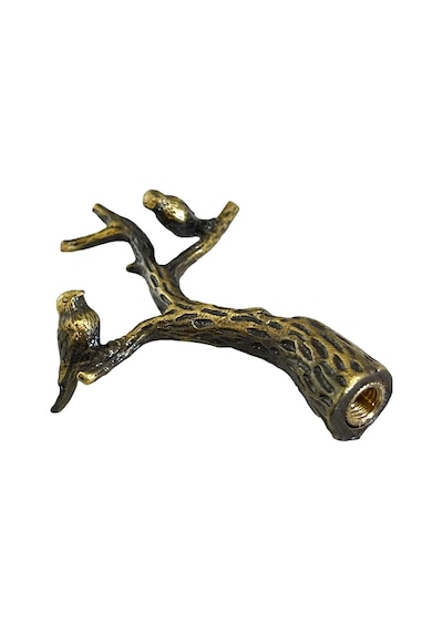 Royal Designs Ağaçtaki Küçük Kuşlar 7,62 Cm Lamba Gölgeliği İçin Lamba Tepesi, Antika Pirinç