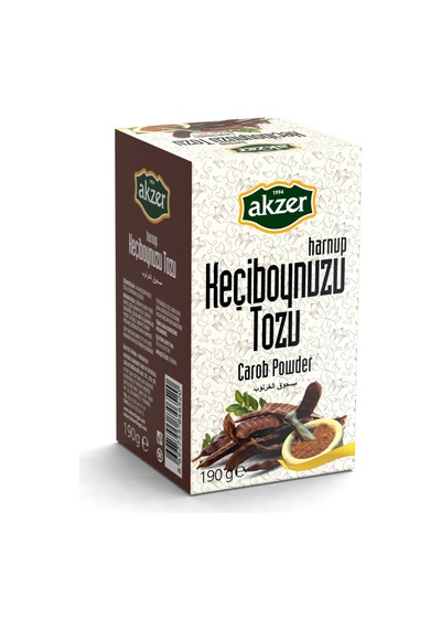 Akzer Öğütülmüş Keçiboynuzu Tozu 190 Gr