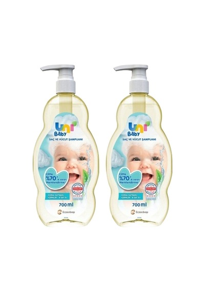 Saç Ve Vücut Şampuanı 700 Ml X 2 Adet