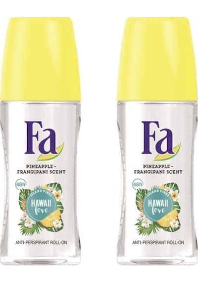 Fa Hawaii Love Roll-On Deodorant 50 ML x 2