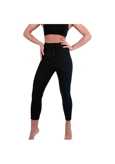 Enenstyle Fashıon Boutıque Termal Sauna Agraflı Tayt 1-siyah