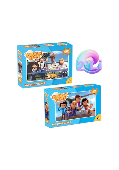 Rafadan Tayfa 260+70 Parça 2 Li Lisanslı Puzzle/Yapboz Set
