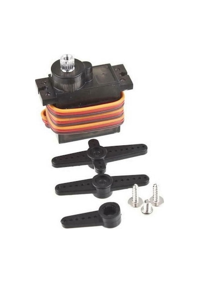 5v Mg90s Metal Dişli Servo Motor 180 Derece Dişli Kol Seti