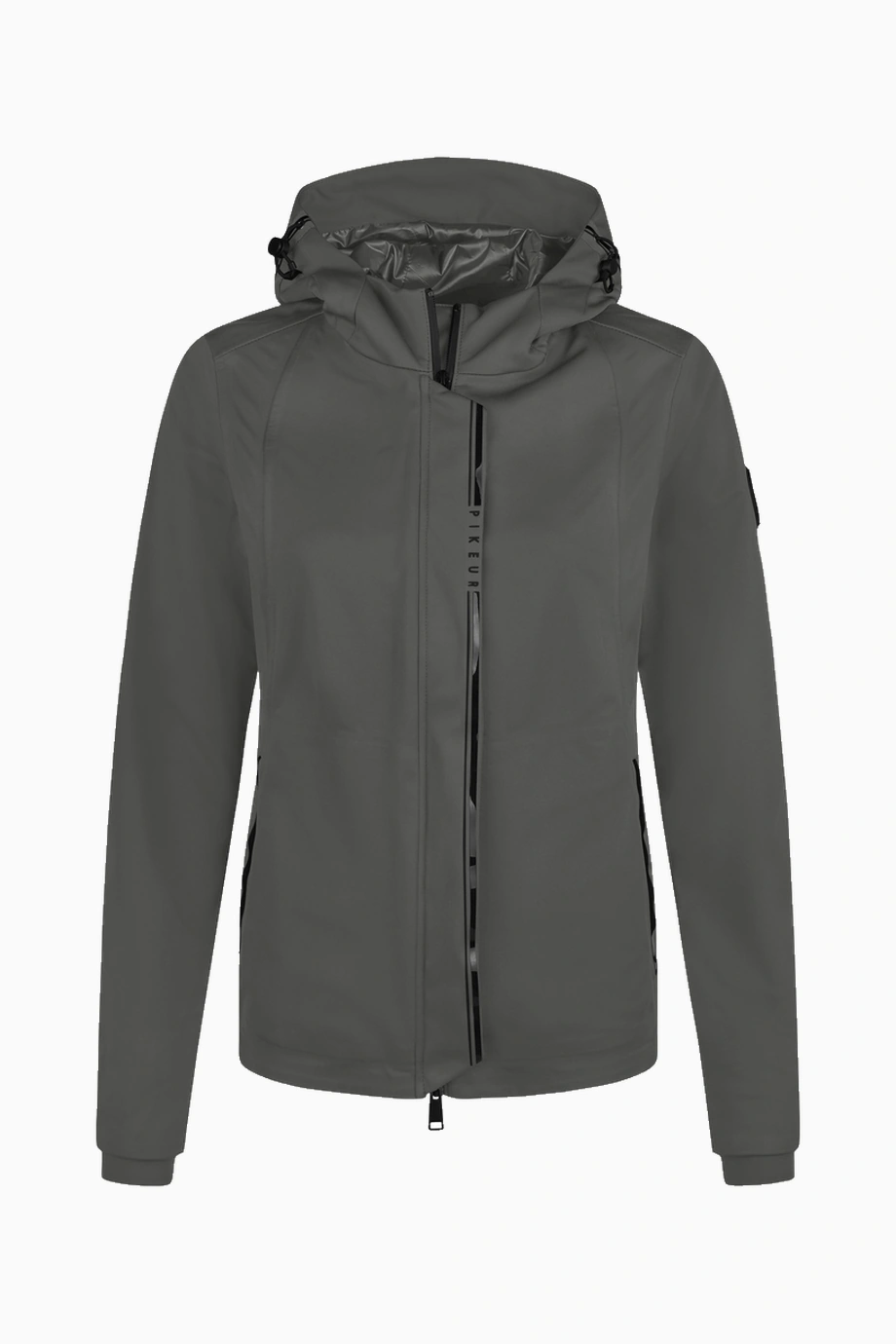 Pikeur Softshell Rainjacket 7047 Su Geçirmez Kapüşonlu Kadın Yağmurluk Yeşil