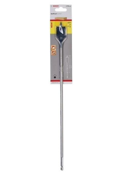 Bosch Self Cut Speed 26x400 mm Yassı Freze Matkap Ucu 2608595414