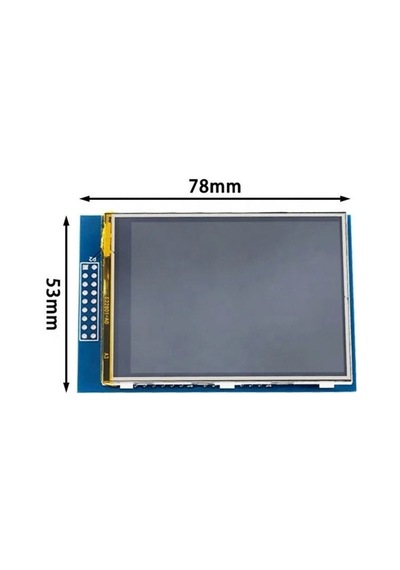 2.8 İnç Dokunmatik Tft Lcd Shield 240x320 Ekran Modülü Sd Kartlı Dokunmatik Kalemli Proje Geliştirme Kartı Arduino Uyuml