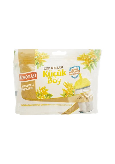 Hanımeli Kokulu Küçük Boy Çöp Torbası 30'lu 40x45 Cm, Sızdırmaz & Yırtılmaz, Koku Hapsi, Geri Dönüştürülebilir Çöp Poşeti, Ev, Ofis, Restoran, Market, Okul, Bahçe, Mutfak, Banyo, Tuvalet