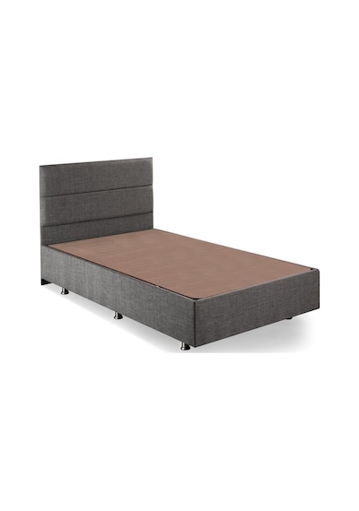 Nironyatak Niron Silver Baza Ve Başlık Seti 120X200 Cm Tek Kişilik Kaydırmaz