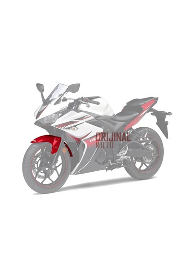 Yamaha Yzf-r25 Ön Çamurluk Parlak Kırmızı 2016