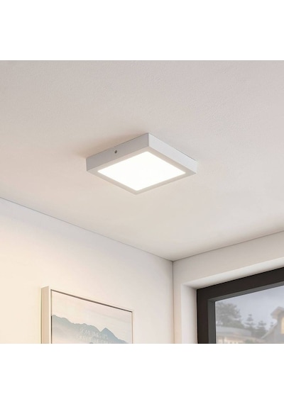 24 Watt Günışığı Ledli Çok Kaliteli Sıva Üstü Tavan Armatür 22 X 22 Cm Kare Sıva Üstü Tavan Armatürü Beyaz
