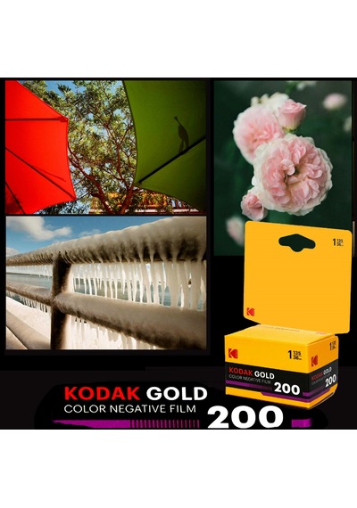 Kodak Gold 200 Single Tekli Kart 136-35/35mm Fotoğraf Filmi