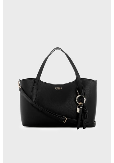 Guess Melody Logolu Çıkarılabilir Askılı Çanta Hwbg9735060 Kadın Çanta Hwbg97 35060 Bla Siyah