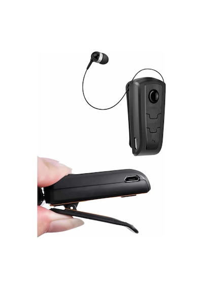 Makaralı - 794 - Bluetooth Kulakiçi Yaka Kulaklığı - Edntrend - Kablosuz Kulaklık