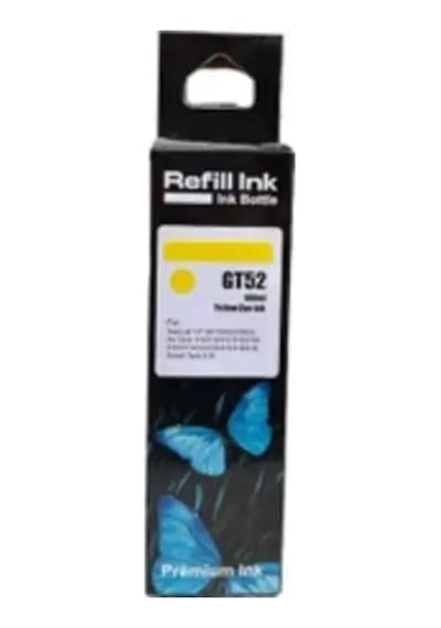 Hp Gt52-52xl Smart Tank 410 Uyumlu Sarı İthal Uyumlu Mürekkep